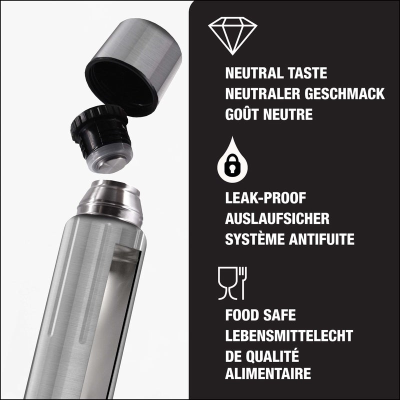 SIGG - Selenite Insulated Water Bottle - Thermo Flask Gemstone with Cup - Leakproof - Lightweight - BPA Free - 18/8 Stainless Steel - 37 Oz - Image 2